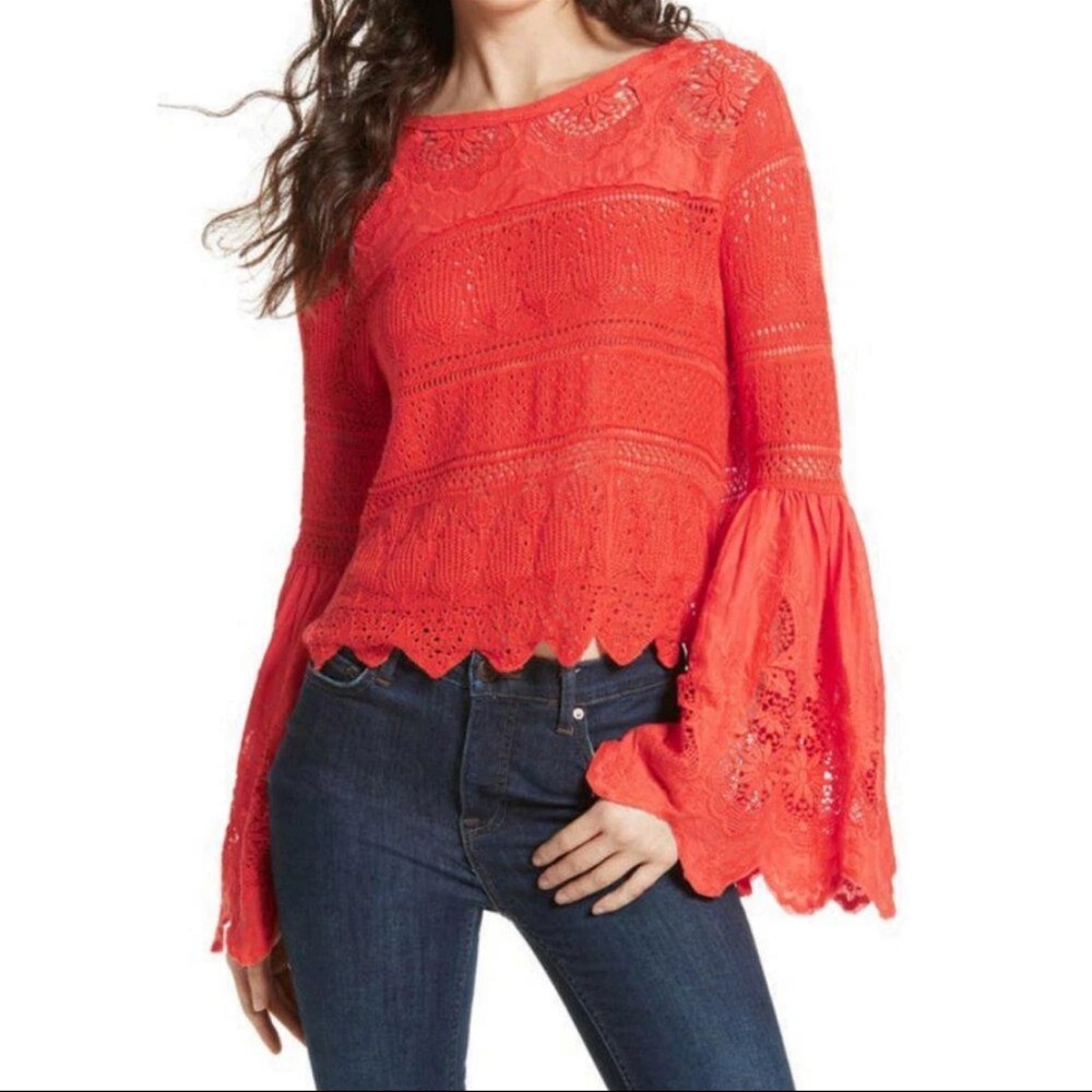 Mustard Seed Lace Blouse